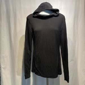 Danskin now Hooded Long sleeve top with thumb holes
